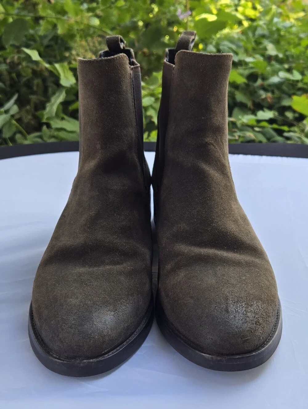 Thursday Boot Company Women's Brown Suede Chelsea Booties